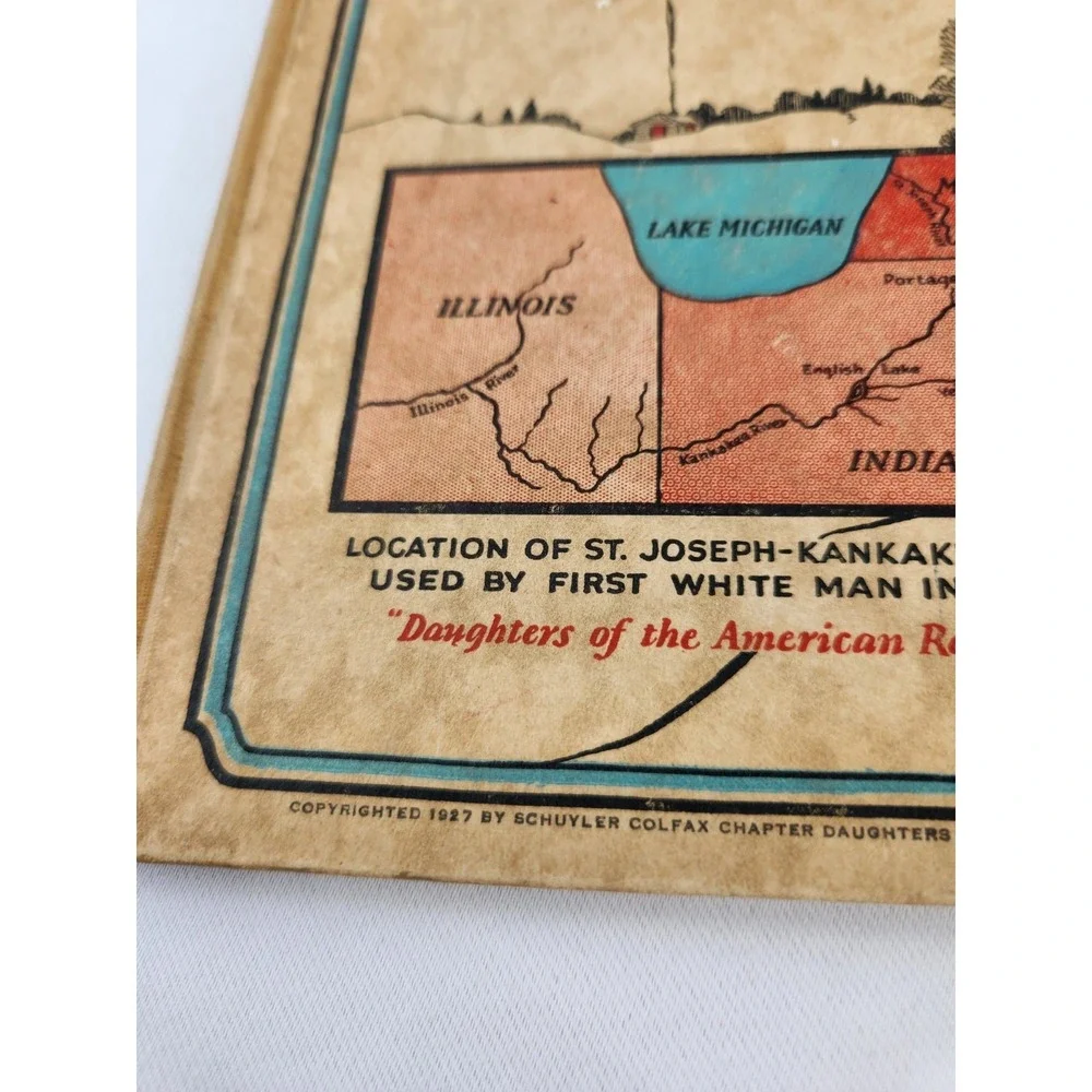 Historical South Bend St Joseph County Indiana Books Detzler Signed Vtg Ancestry